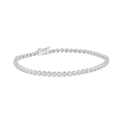 Vibrant String Design Diamond Bracelet