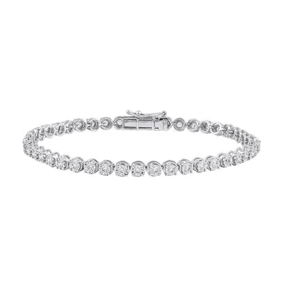 Artistic String Design Diamond Bracelet