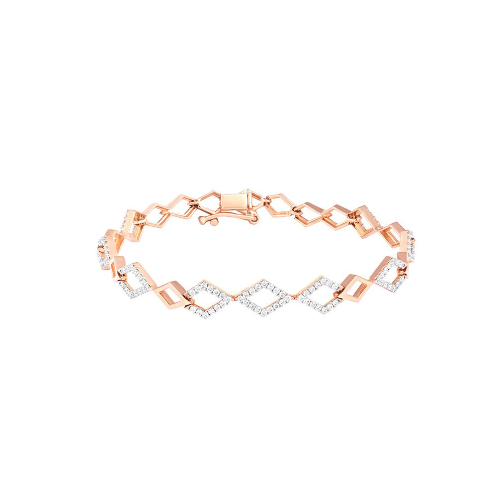Celestial Rose Diamond Bracelet