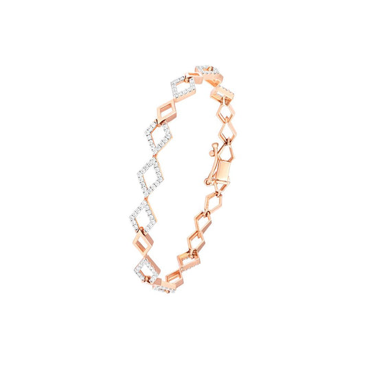 Celestial Rose Diamond Bracelet