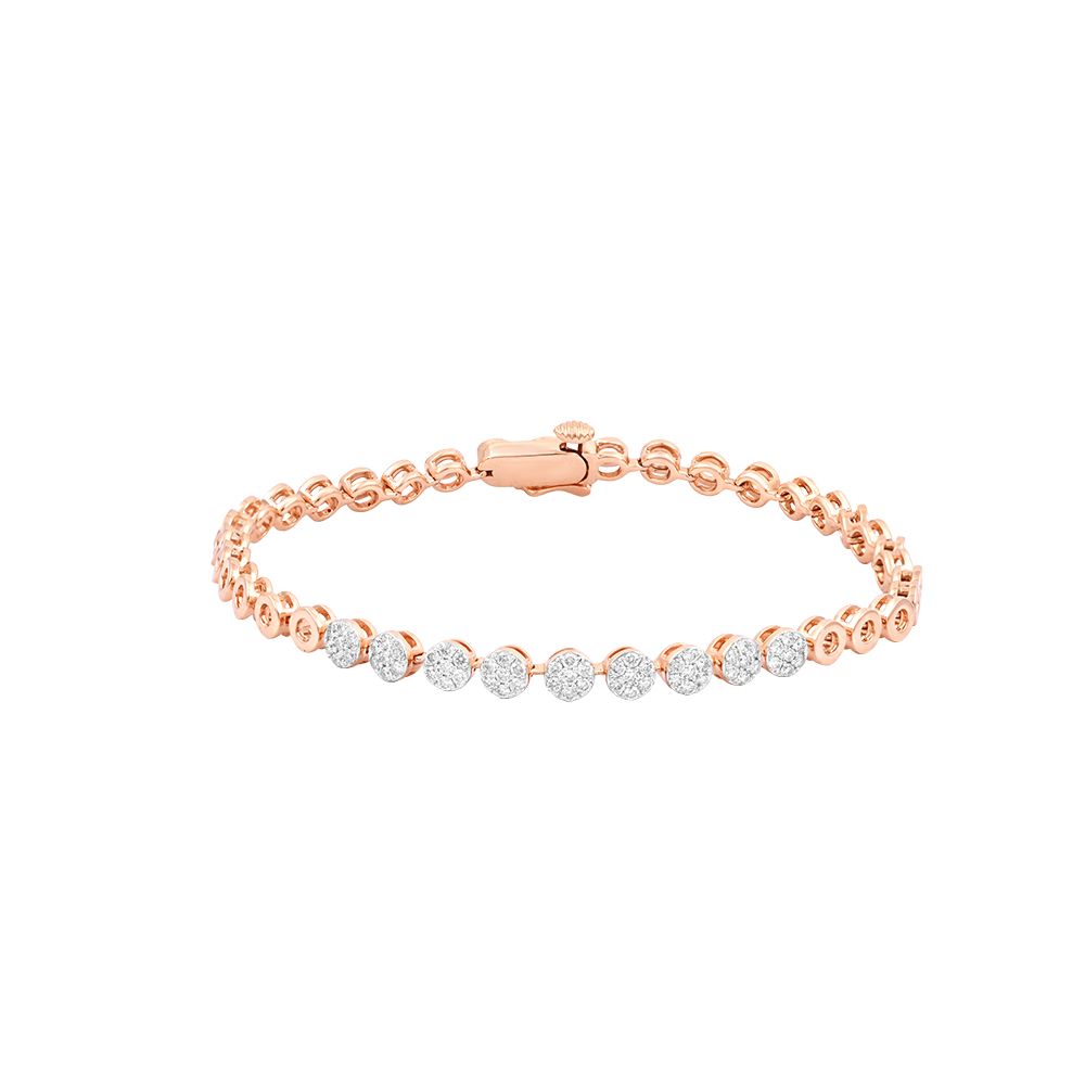 Rose Gold Whispers Diamond Bracelet