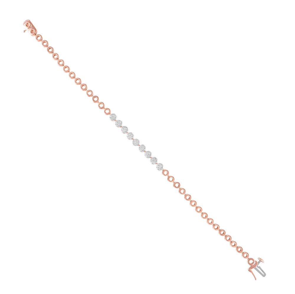 Rose Gold Whispers Diamond Bracelet