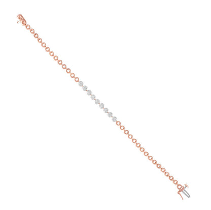 Rose Gold Whispers Diamond Bracelet