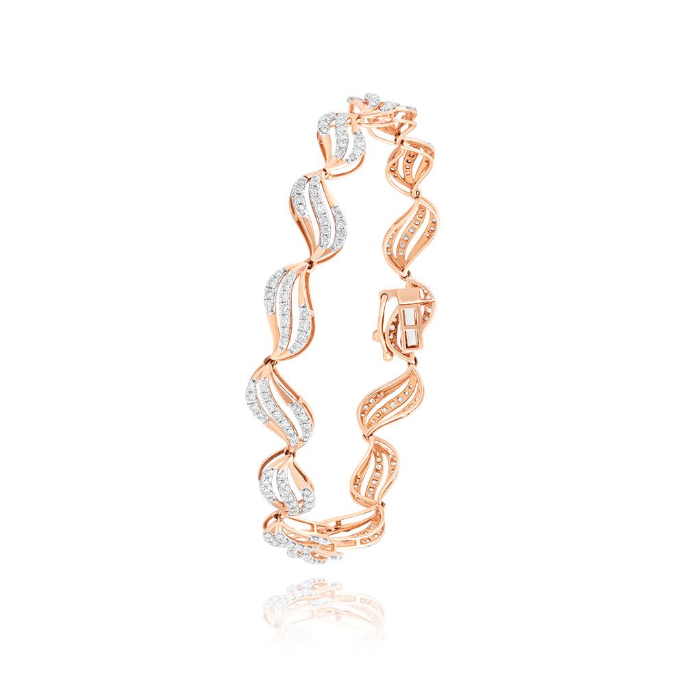 Diamond Swirl Bracelet