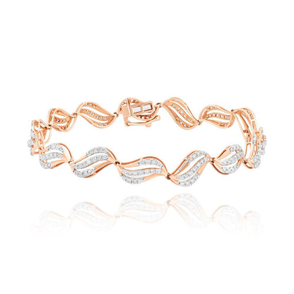 Diamond Swirl Bracelet