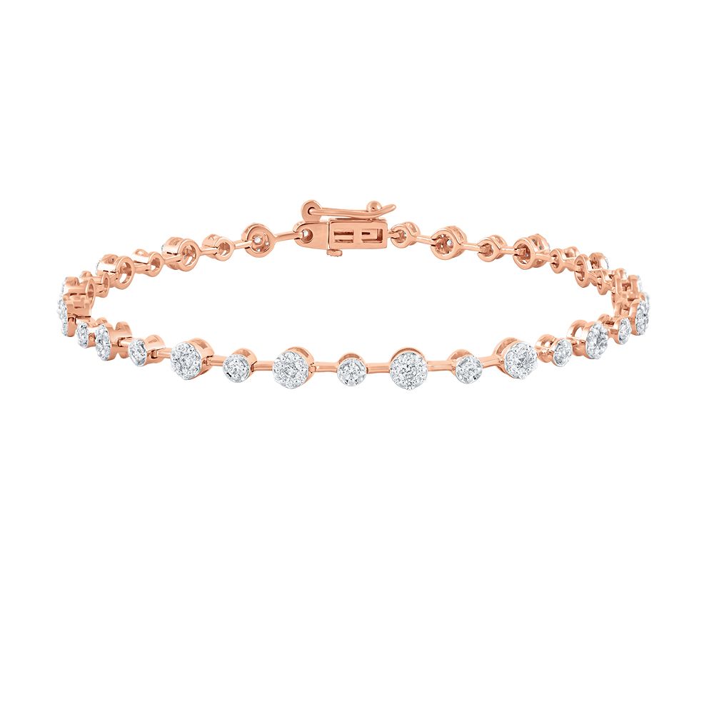 Captivating  Rose Gold Composite Women Bracelet