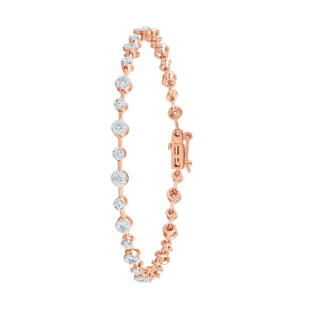 Captivating  Rose Gold Composite Women Bracelet
