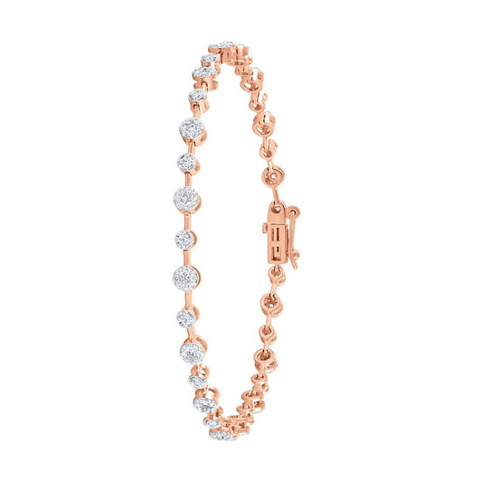 Captivating  Rose Gold Composite Women Bracelet
