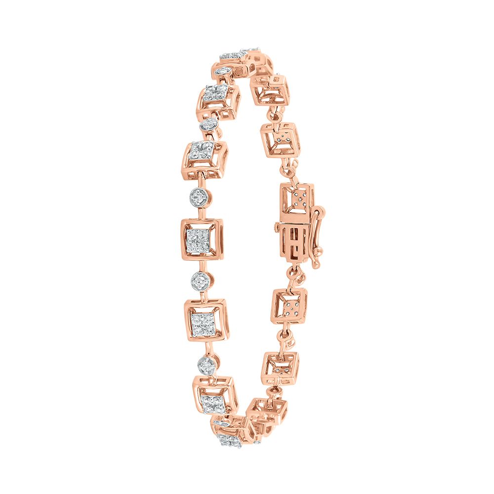 Enchanting  Rose Gold Composite Women Bracelet