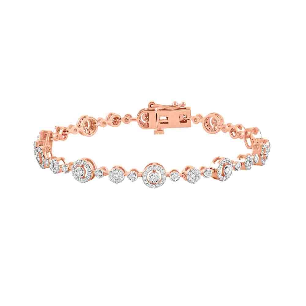 Magnificent  Rose Gold Composite Women Bracelet