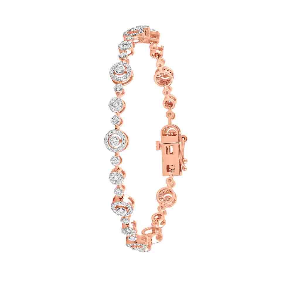 Magnificent  Rose Gold Composite Women Bracelet