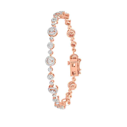 Magnificent  Rose Gold Composite Women Bracelet