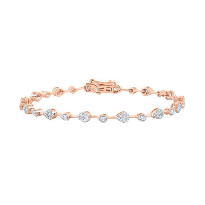 Exquisite  Yellow Gold Women Bracelet