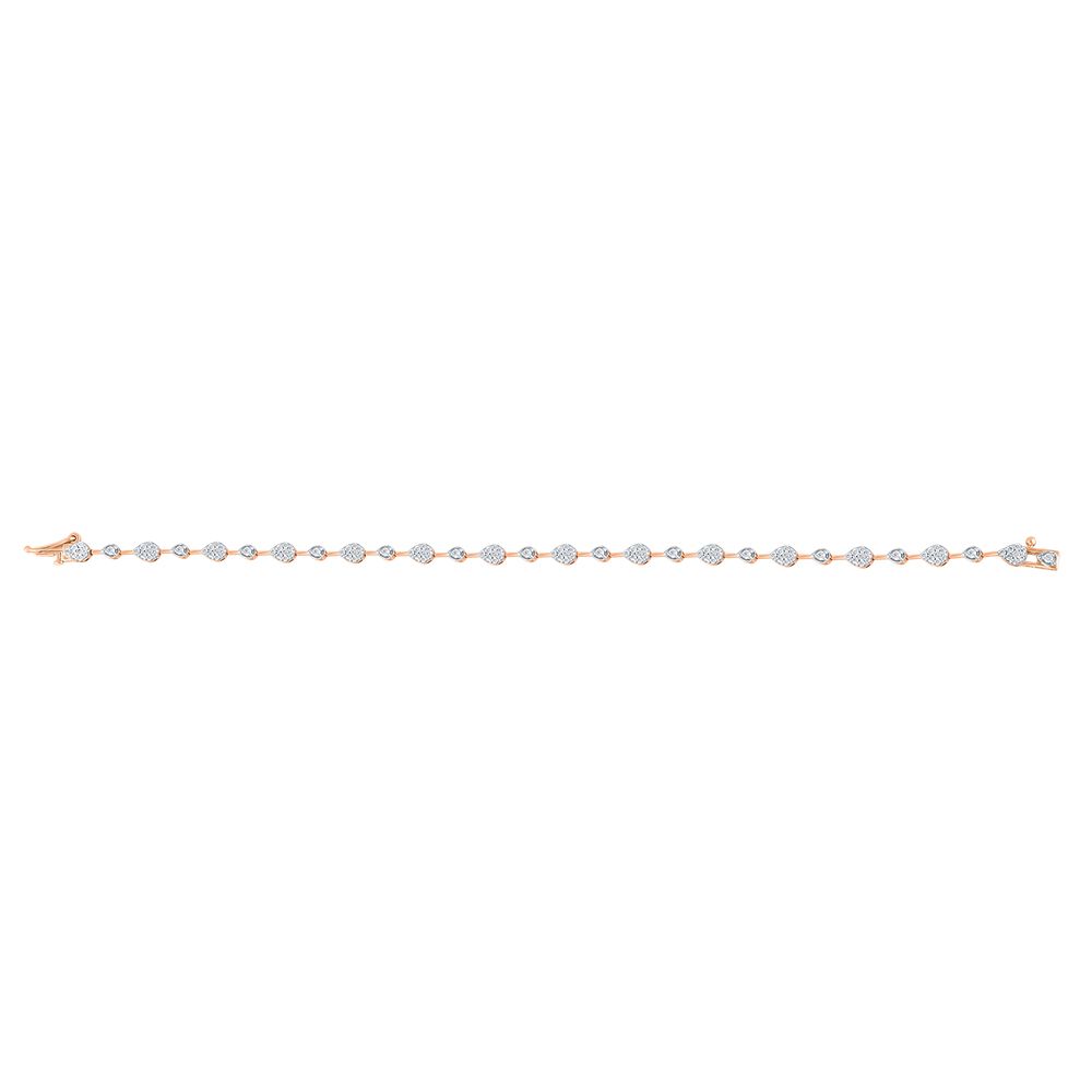 Exquisite  Yellow Gold Women Bracelet