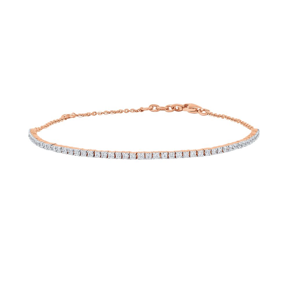 Eye-Catching  Rose Gold Women Bracelet