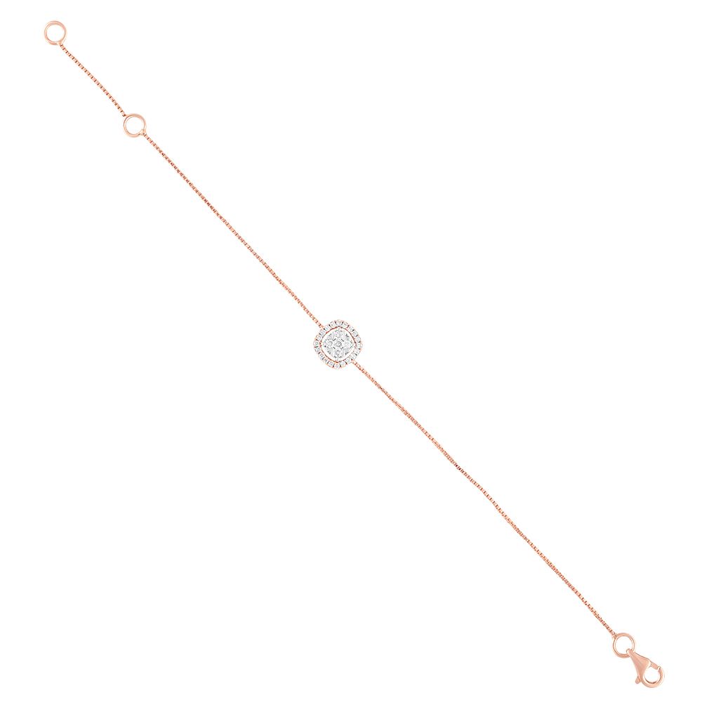 Graceful Diamond Chain Bracelet