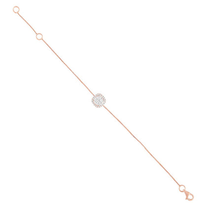 Graceful Diamond Chain Bracelet