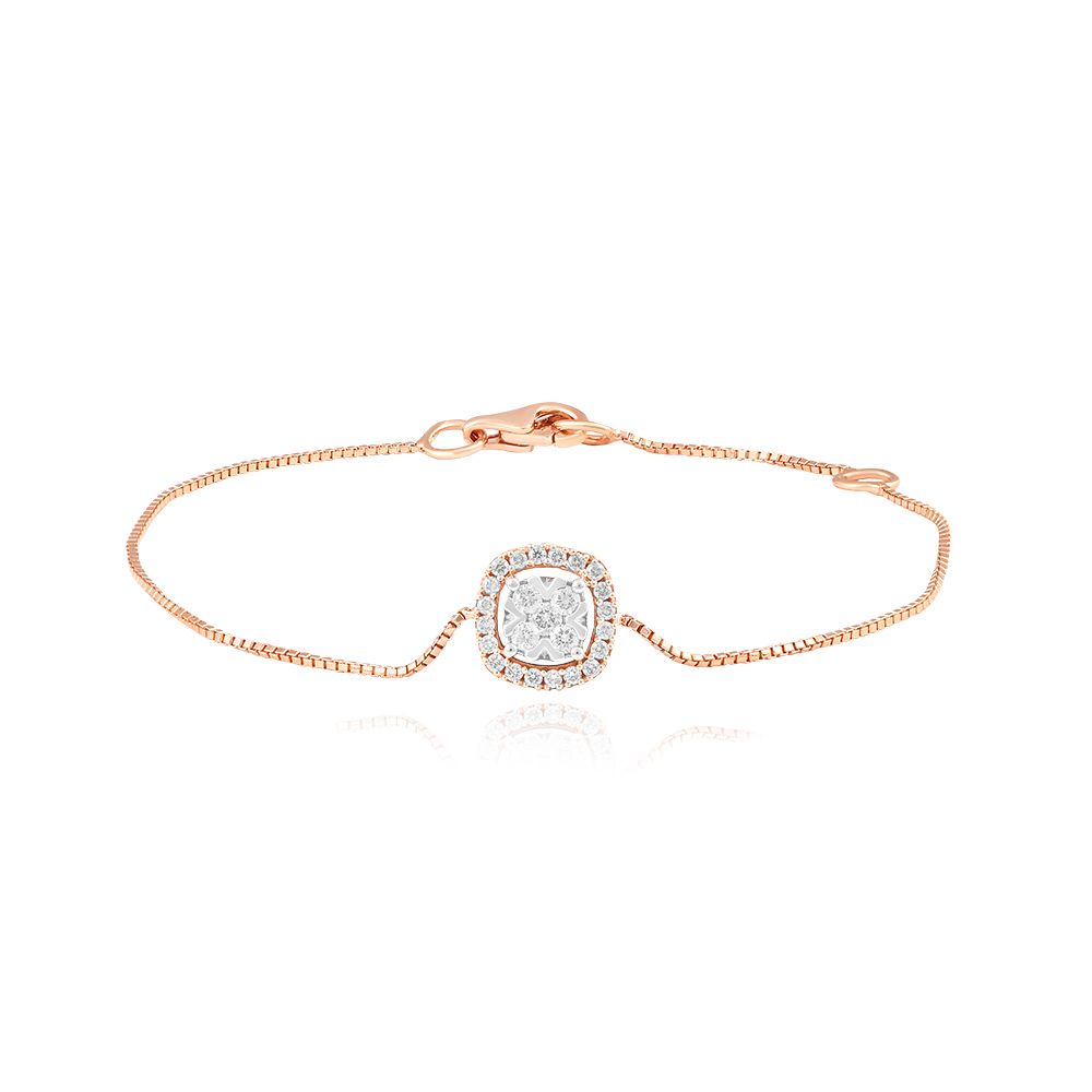 Graceful Diamond Chain Bracelet
