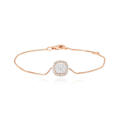 Graceful Diamond Chain Bracelet