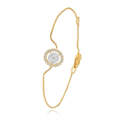 Radiant Diamond Cluster Bracelet